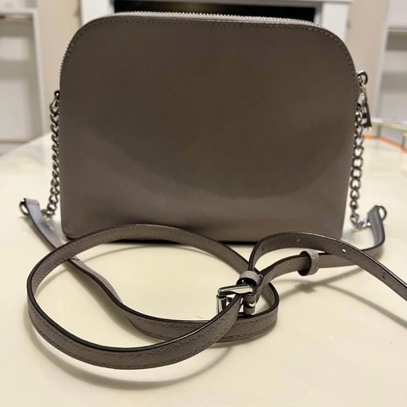 Michael Kors Gray Crossbody Bag with Textured Design - Picture 3 of 5